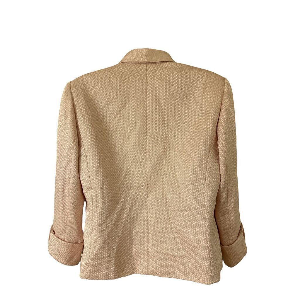 Tahari Women's Pink 2 Button Career Blazer Jacket Size 6P - Picture 3 of 8